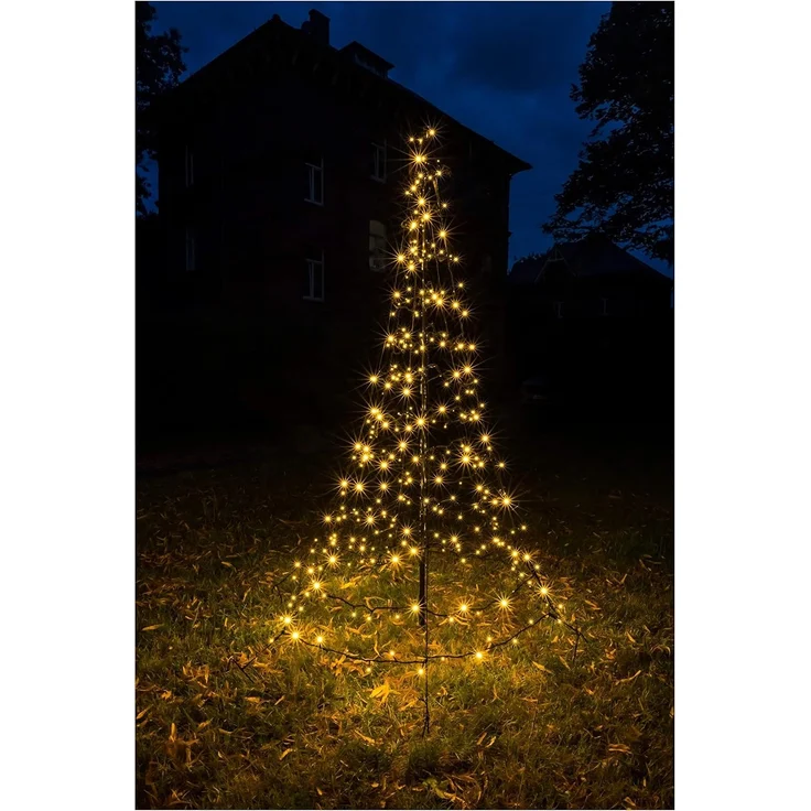LED Tannenbaum Galaxy 200 cm 300 warmweiße LED, mit Aufstellmast – Bild 1