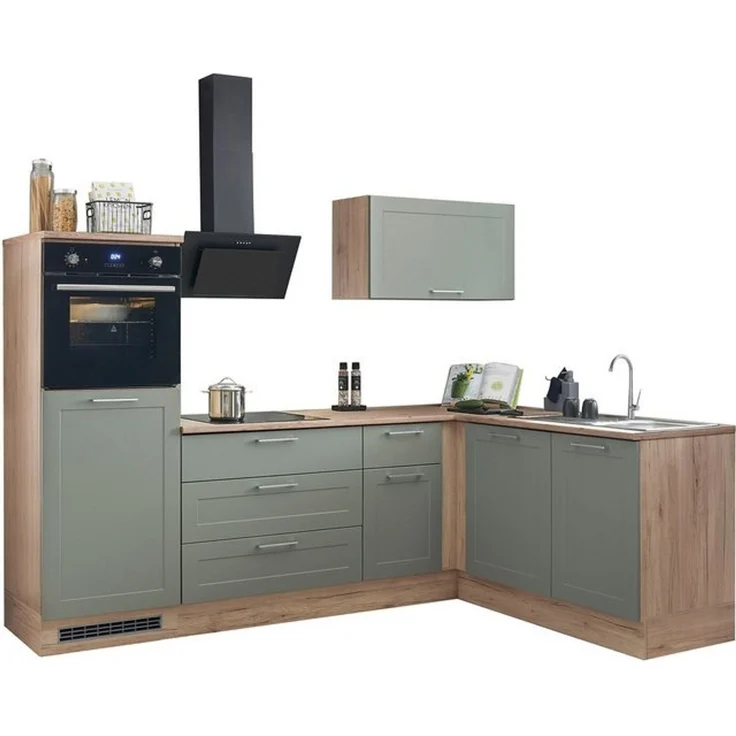 BASIC by Balculina Winkelküche Marsi, Stellmaße 260x175 cm, wahlweise E-Geräten, mit Soft-Close-Funktion – Bild 4