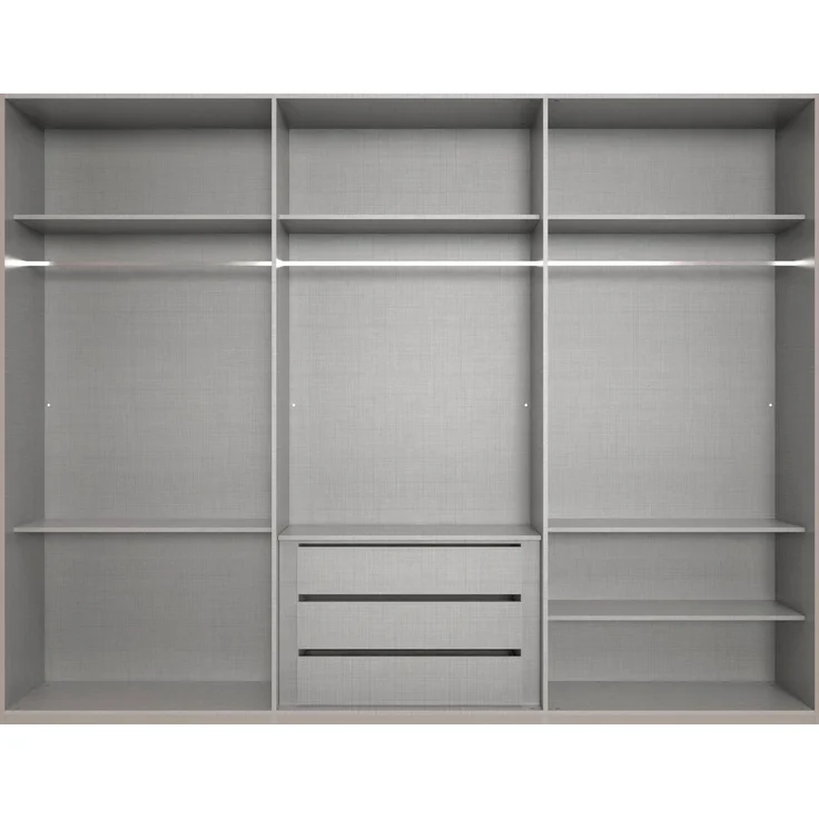 Wimex Drehtürenschrank London in den Breiten 180cm, 225cm und 270cm erhältlich, inkl. Spiegel Kleiderschrank wahlweise mit Basic- o. Premium-Ausstattung erhältlich – Bild 3