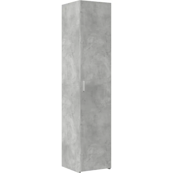 vidaXL Highboard Betongrau 40x42,5x185 cm Holzwerkstoff 3281402