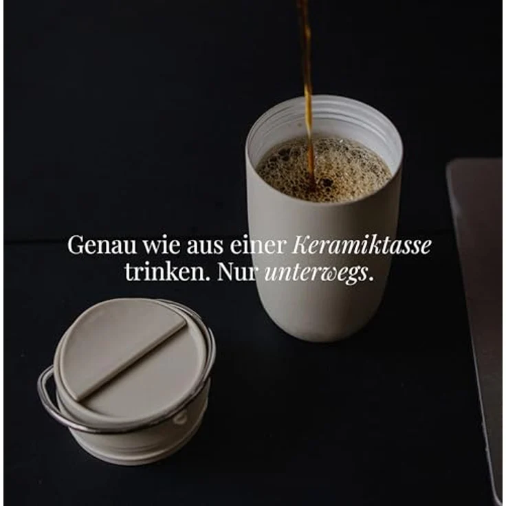 Equa Cup Trinkbecher 300 ml Schwarz – Bild 9