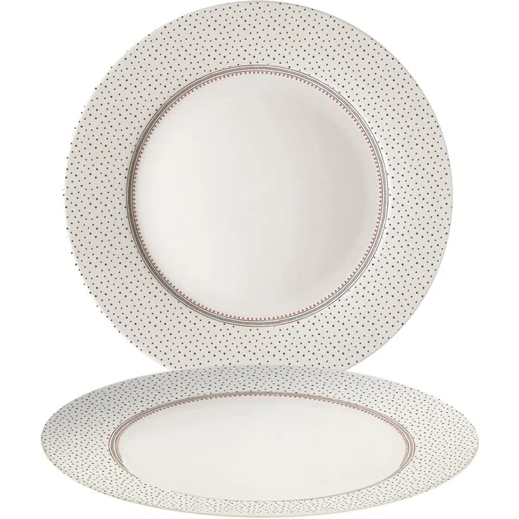 Laura Ashley Laura Ashley Wild Clematis 2er Set Dessertteller 20 cm aus Porzellan W182934zestawtalerzy20cmLauraAshleyWildClematis2szT