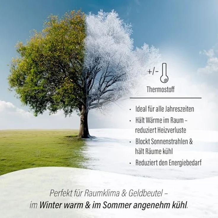 Homing Schlaufenschal Galdin 140x245 Vorhang Schlafzimmer Deko verdunkelnd blau – Bild 6