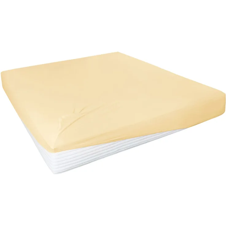 Hahn Haustextilien Elasthan-Feinjersey-Spannlaken Royal Größe 140-160 x 200-220 cm pfirsich