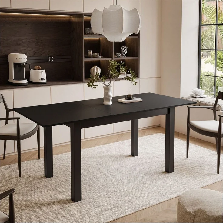 Lookway Klapptisch Ausklappbarer Tisch für 6-8 Personen Wohnzimmer ARTON 140 cm, Breite: 140-195 – Bild 2