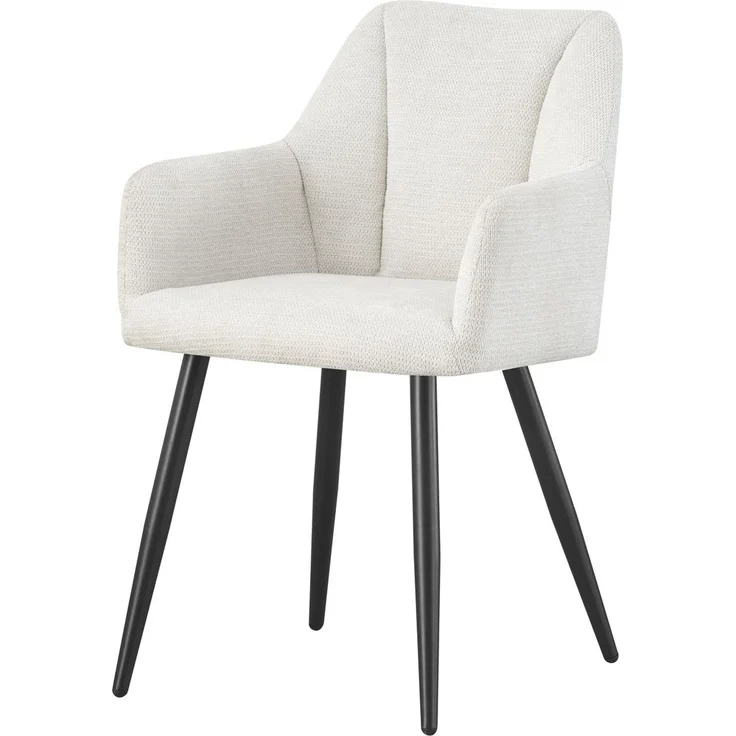 Stuhl 2er Set Barcelona Stühle in Creme - gemütliches Design - Top Qualität B/H/T: 55x82x62 cm – Bild 4