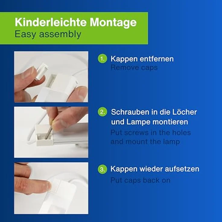 REV Unterbauleuchte Küche LED Z300 - Schrankbeleuchtung 30cm, 20.000h, LED Leiste 4W, 340lm, 3000K, weiß – Bild 5