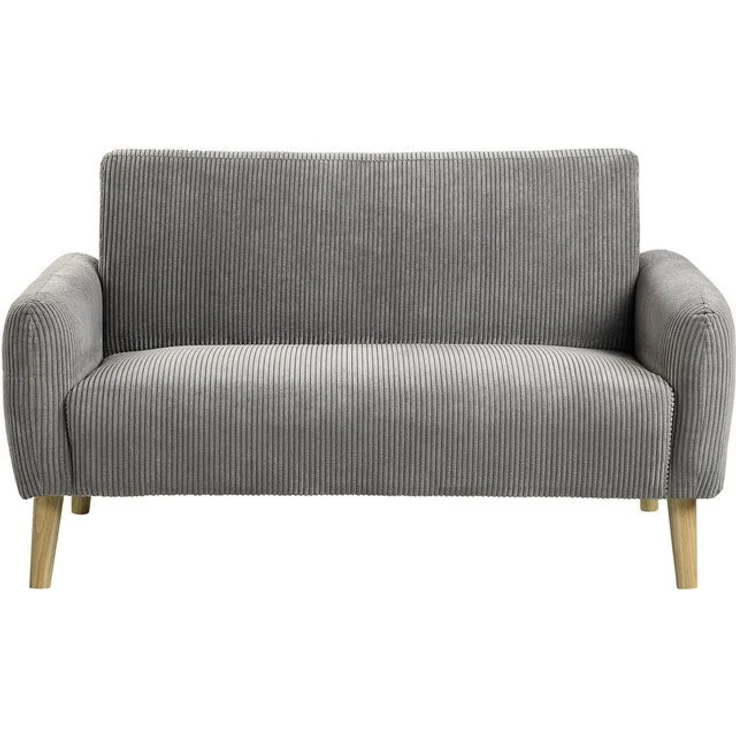 ATLANTIC home collection 2-Sitzer Moby, mit Federkern, kleiner Tasche und in modernem Cordbezug – Bild 4