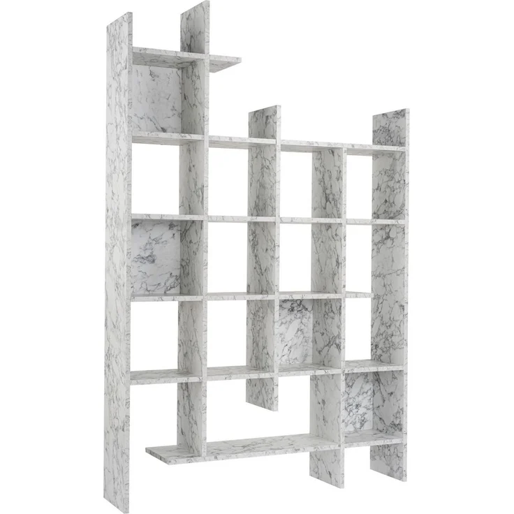 Bücherregal, 'Manco', 188 x 25,5 x 122, Carrara-Marmor – Bild 4