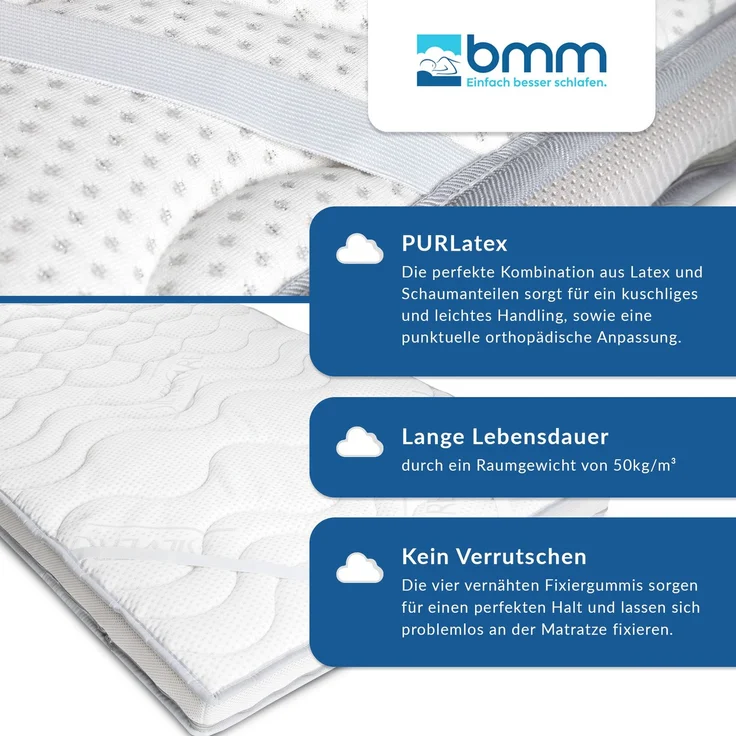 BMM Topper Komfort 100 x 200 cm – Bild 5