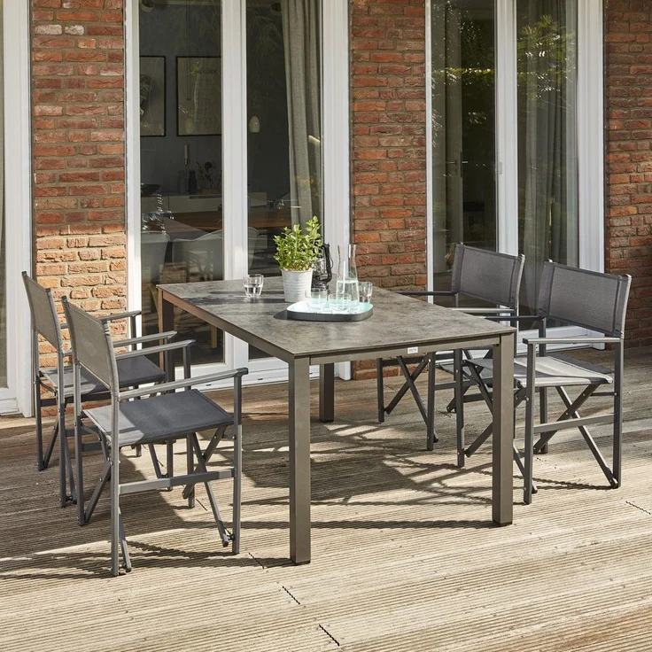 Sola Dining Tisch 160x90 cm, anthrazit – Bild 6