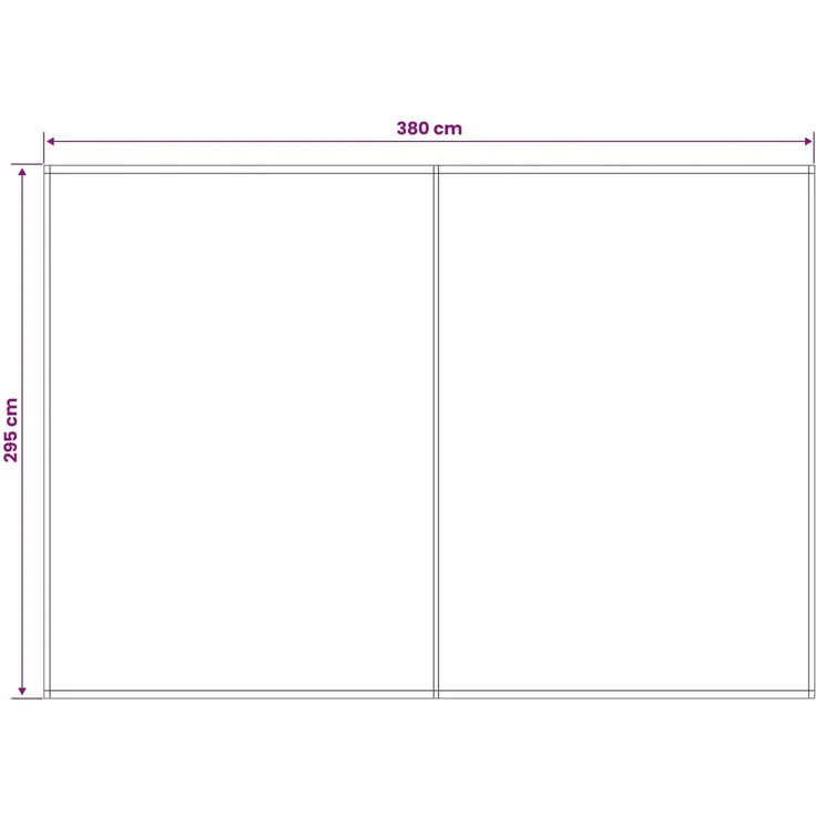 vidaXL Markisenersatzstoff Gelb und Weiß 400x300 cm Polyester 3444211 – Bild 4