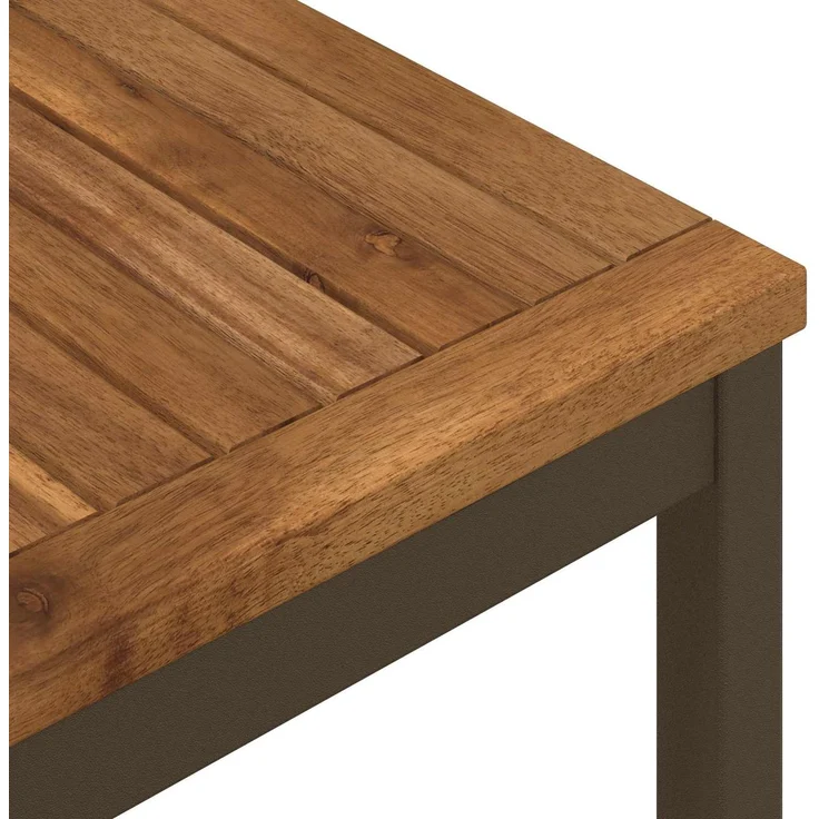 vidaXL Gartenbar-Tisch NAARDEN Natur und Kaffee 196 x 100,5 x 105 cm 3394424 – Bild 6