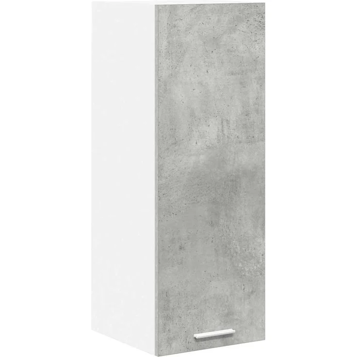 vidaXL Hängeschrank 2 stk. Betongrau und Weiß 30 x 31 x 80 cm 884249 – Bild 6