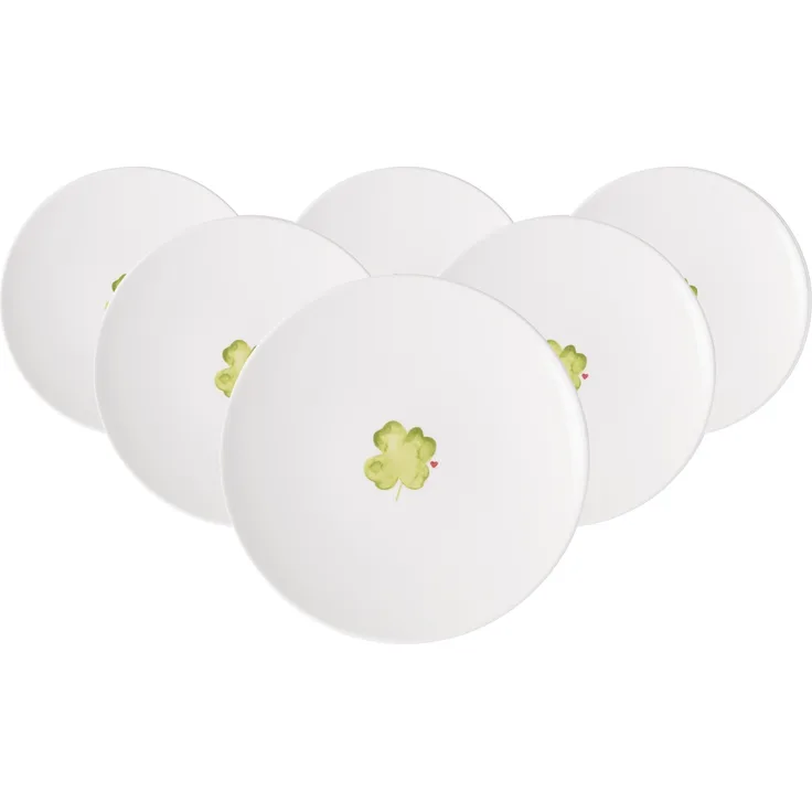 Villeroy & Boch With Love Frühstücksteller ø 21,2 cm Good Luck 6er Set