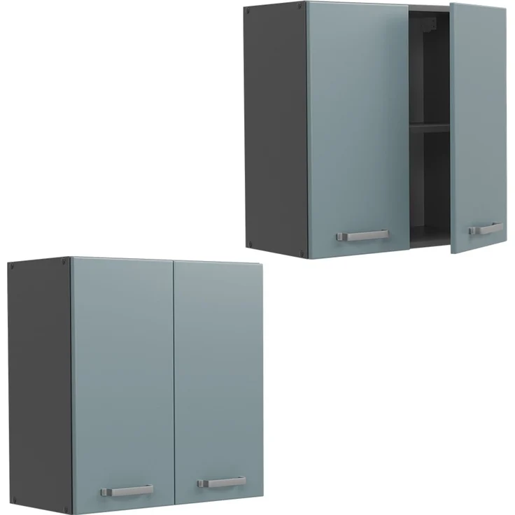 Hängeschrank R-Line Blau-Grau 60 cm Vicco – Bild 5