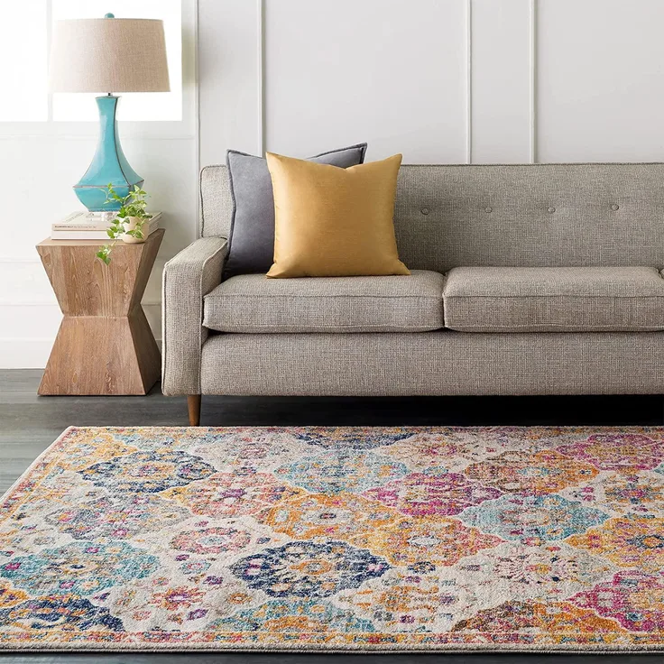 Surya INES Teppich Senf 160 cm 220 cm 160x220 cm