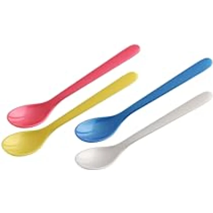 FACKELMANN 41510-Fackelmann 6 Eierlöffel, Frühstückslöffel, 14 cm, Farblich sortiert, Kunststoff – Bild 2