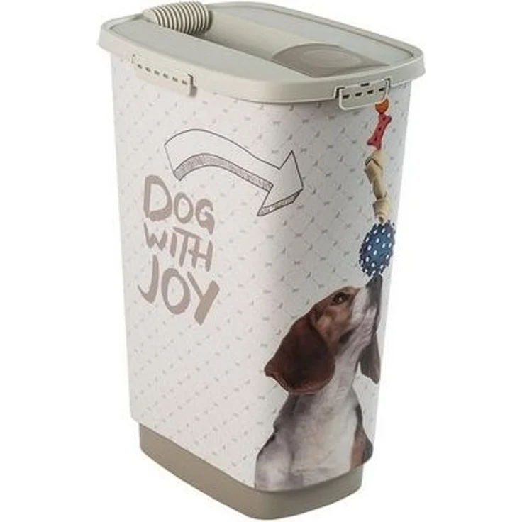 Rotho Tierfutterbehälter Cody 50 l für Hunde Dog with Joy – Bild 4