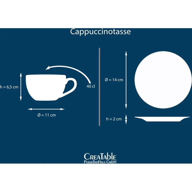 Nature Collection Mediterran, Cappuccinotassen 8-t – Bild 6