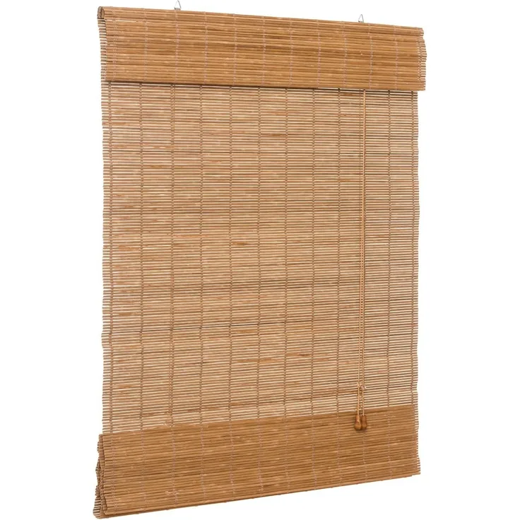 ventanara Raffrollo Bambus Raffrollo Bambusraffrollo Afrika Stil Holzrollo Seitenzugrollo