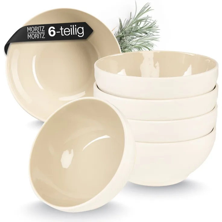 Moritz & Moritz CAVO Müslibowl 6er Pack - Sand