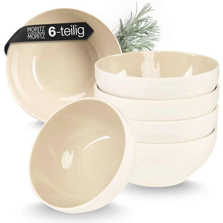 Moritz & Moritz CAVO Müslibowl 6er Pack - Sand – Bild 1