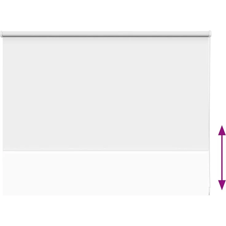 vidaXL Verdunkelungsrollo Weiß 120x175 cm Stoffbreite 116,6 cm 4011938 – Bild 8