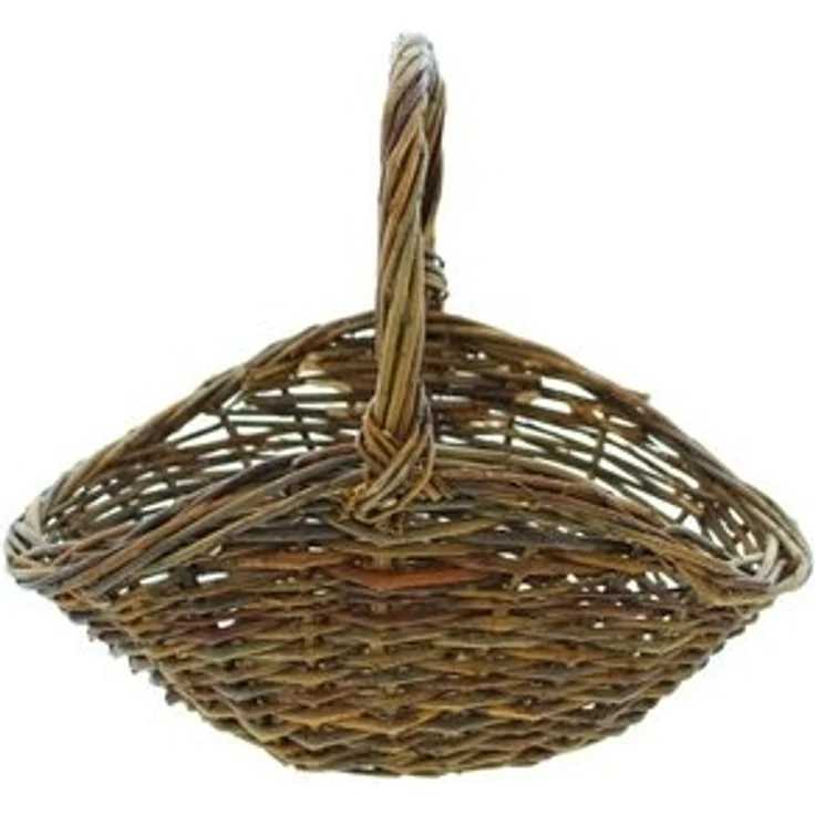 Bügelkorb Natur, klein Korb Erntekorb Einkaufskorb Tragekorb Korb Pilzkorb – Bild 5