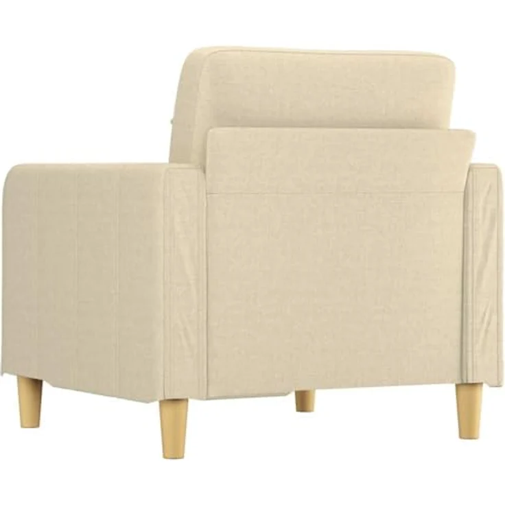 vidaXL Sofasessel Creme 60 cm Stoff 359077 – Bild 9