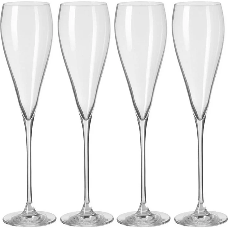 Fink Champagnerglas PREMIO, Glas, Sektglas, Champagnerflöte, 4er Set, transparent – Bild 4