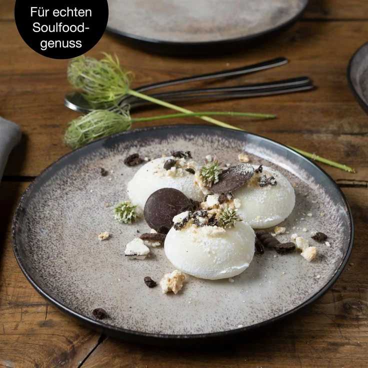 Moritz & Moritz VIDA 6tlg Dessertteller Beige – Bild 7