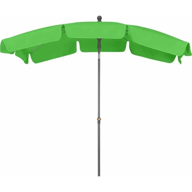 Tropico Mittelstockschirm anthrazit/limette 210x140cm