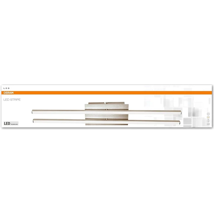 Osram LED Wand- und Deckenleuchte, Leuchte für Innenanwendungen, Warmweiß, 610,0 mm x 100,0 mm x 60,0 mm, LED Twin – Bild 2