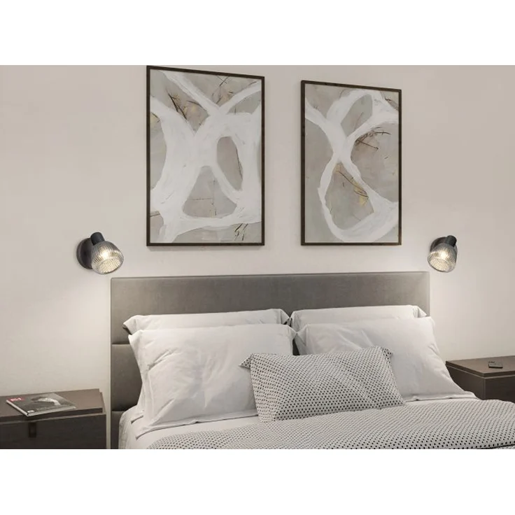 Trio Leuchten Spot Tarifa E14 schwarz matt Metall/Glas – Bild 7