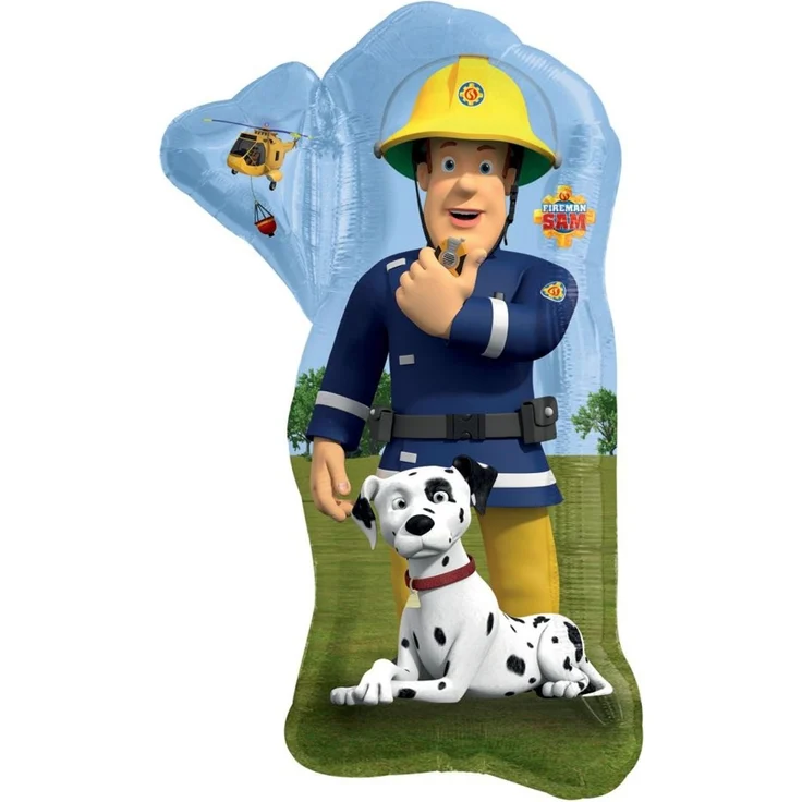Folienballon Fireman Sam 55 x 83 cm