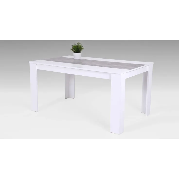 Esstisch Laira T / Lilo T, Weiß, 138 x 76 x 80 cm