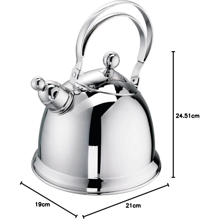 SCHULTE-UFER Flötenkessel Grace 2,2 l Ø16cm Edelstahl – Bild 4