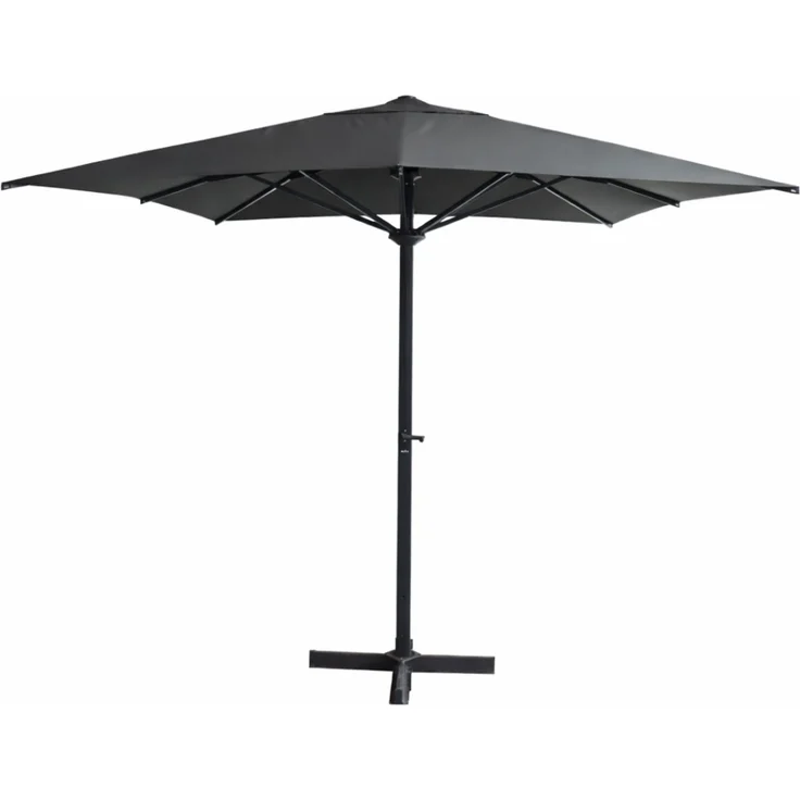 osoltus GASTRO Mittelmast-Schirm PROFI 4x4 m Anthrazit – Bild 1