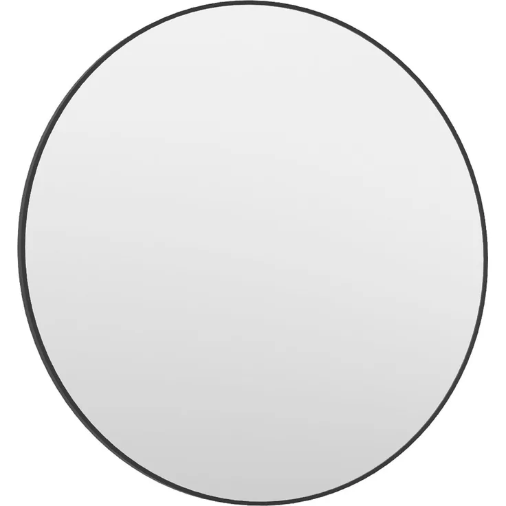 BADEDU IMPERO Spiegel Ø 80 cm, Schwarz, rund