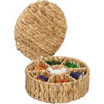 Runde Teebox mit 7 Fächern 10050488