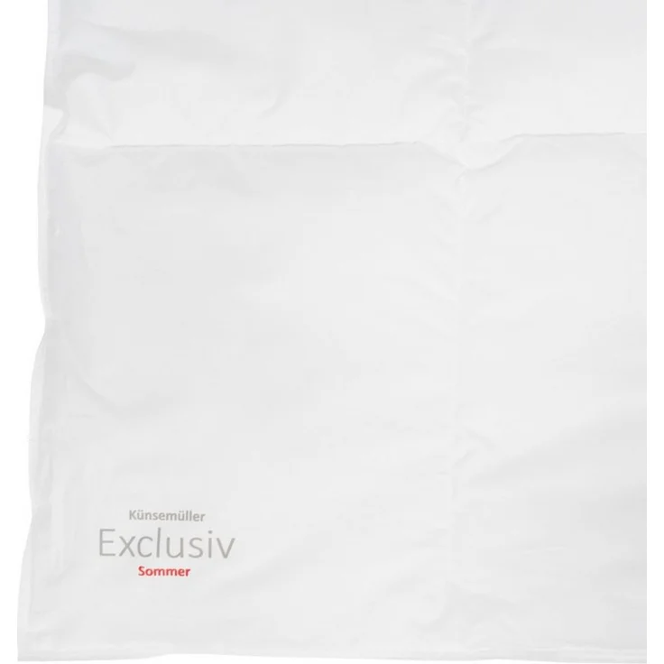 KÜNSEMÜLLER Microfaserbettdecke Exclusiv, Füllung: 100% Polyester (Sensofill), Bezug: 100% Baumwolle, Daunen-Feeling durch modernste Fasertechnologie – Bild 2