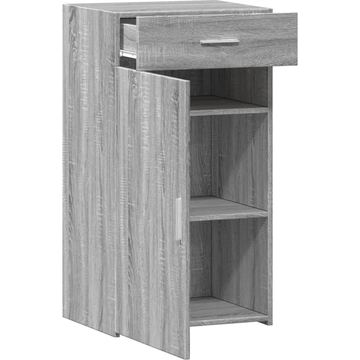 vidaXL Sideboard Grau Sonoma 50x42,5x93 cm Holzwerkstoff 846297 – Bild 8