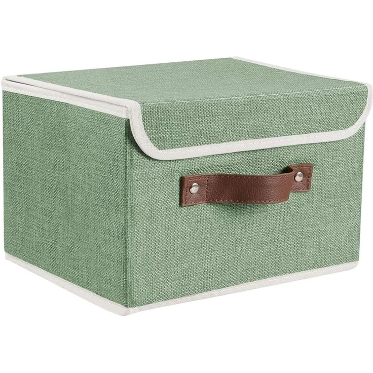 ABC Aufbewahrungsbox mit Deckel, 2er-Set, faltbar, aus Stoff – Bild 3