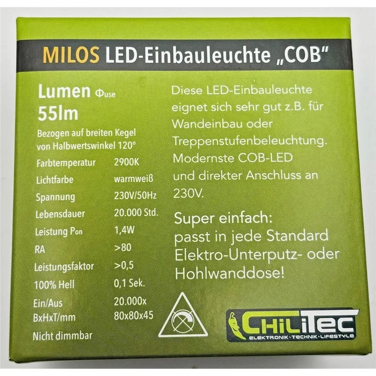 Wand- & Deckenleuchte "HP-25" IP65, 60cm24W, 4000k, neutralweiß, 2650 Lumen – Bild 10
