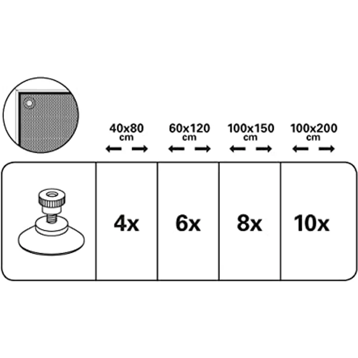 Gardinia Sonnenschutz Schwarz, Plissee mit 100% Polyester, 100 cm x 150 cm, hoher Blend- und Hitzeschutz – Bild 7
