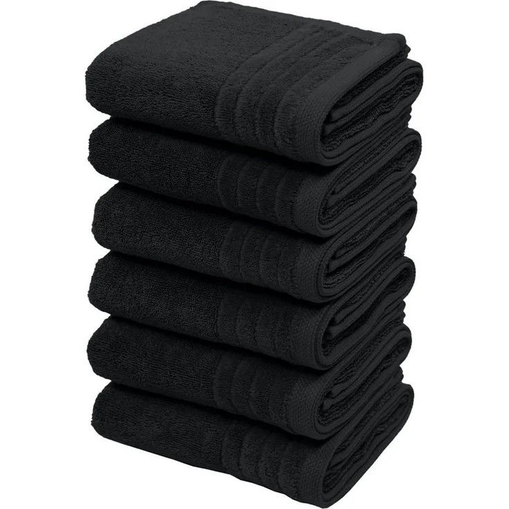 OTTO home Handtücher Sanremo Premium, Premium Handtücher, 600 gr/m², 50x100cm, Frottier (Set, 6-St), mit Bordüre, flauschig & weich, dicke Qualität, 5 Jahre Garantie – Bild 1