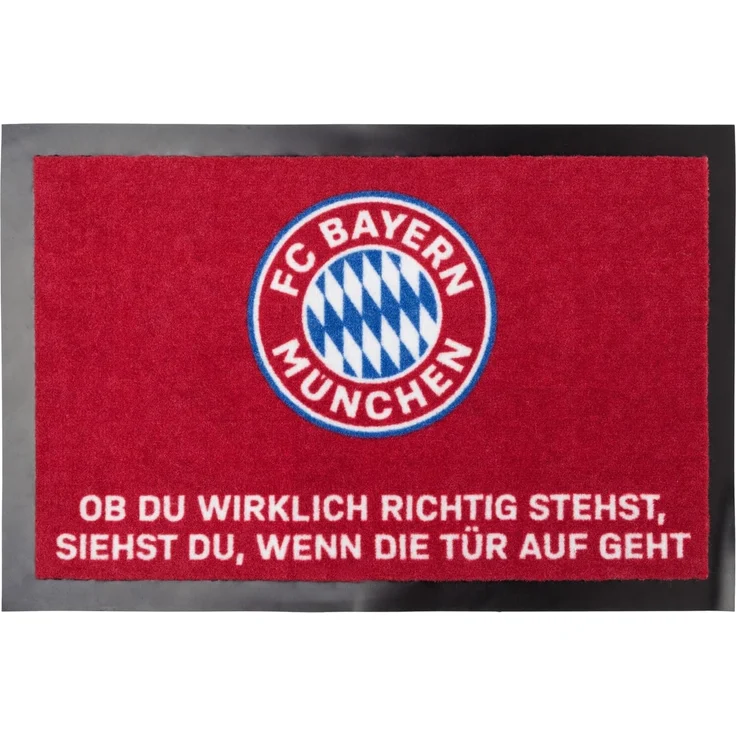 FC Bayern München Fußmatte FC Bayern München Fußmatte I Schmutzfangmatte I Fußabstreifer – Bild 1