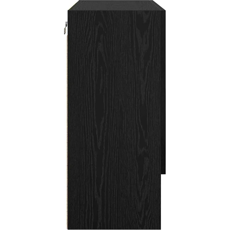 vidaXL Wandschrank Schwarz Eichen-Optik 60 x 31 x 70 cm Holzwerkstoff 879542 – Bild 6