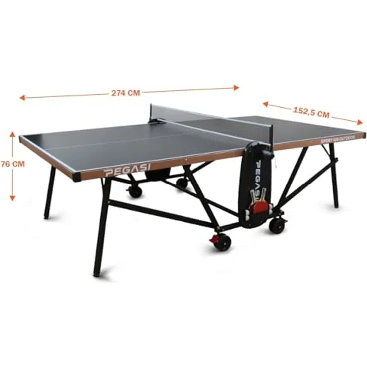 Tischtennisplatte Pegasi 900 Outdoor Black – Bild 4